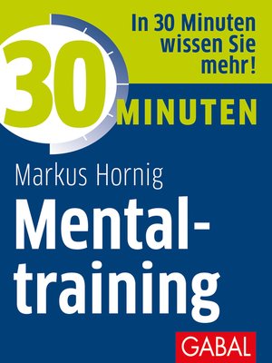 cover image of 30 Minuten Mentaltraining